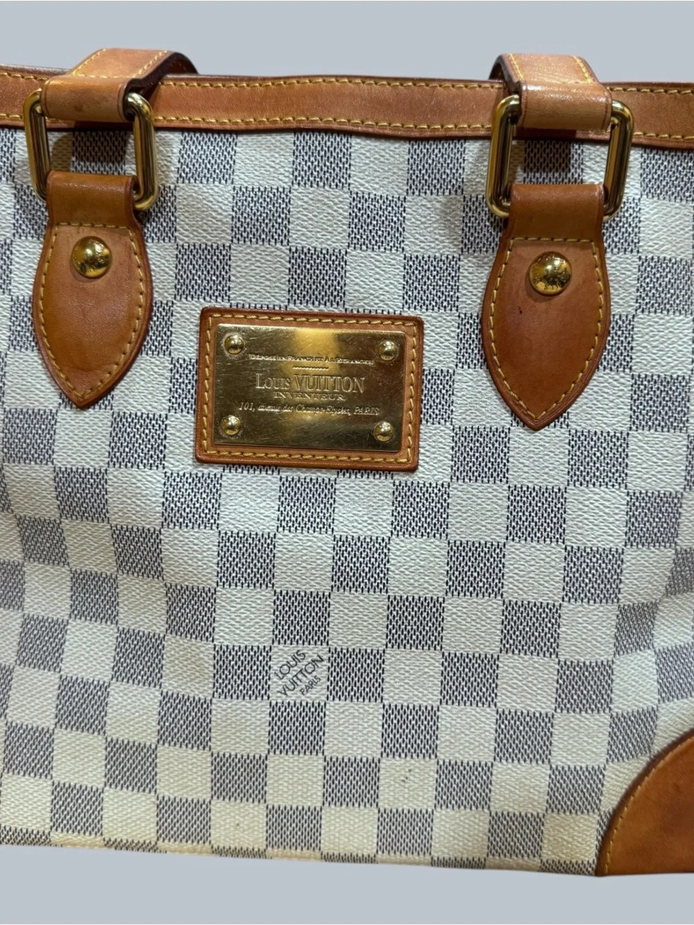 Louis Vuitton Damier Azur Hampstead PM & Dust Bag